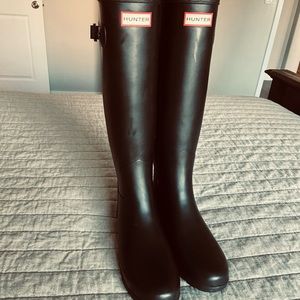 Hunter Boots - Tall, Matte Black